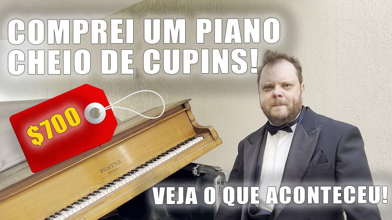 Comprei um Piano Cheio de Cupins e Veja o que Aconteceu!