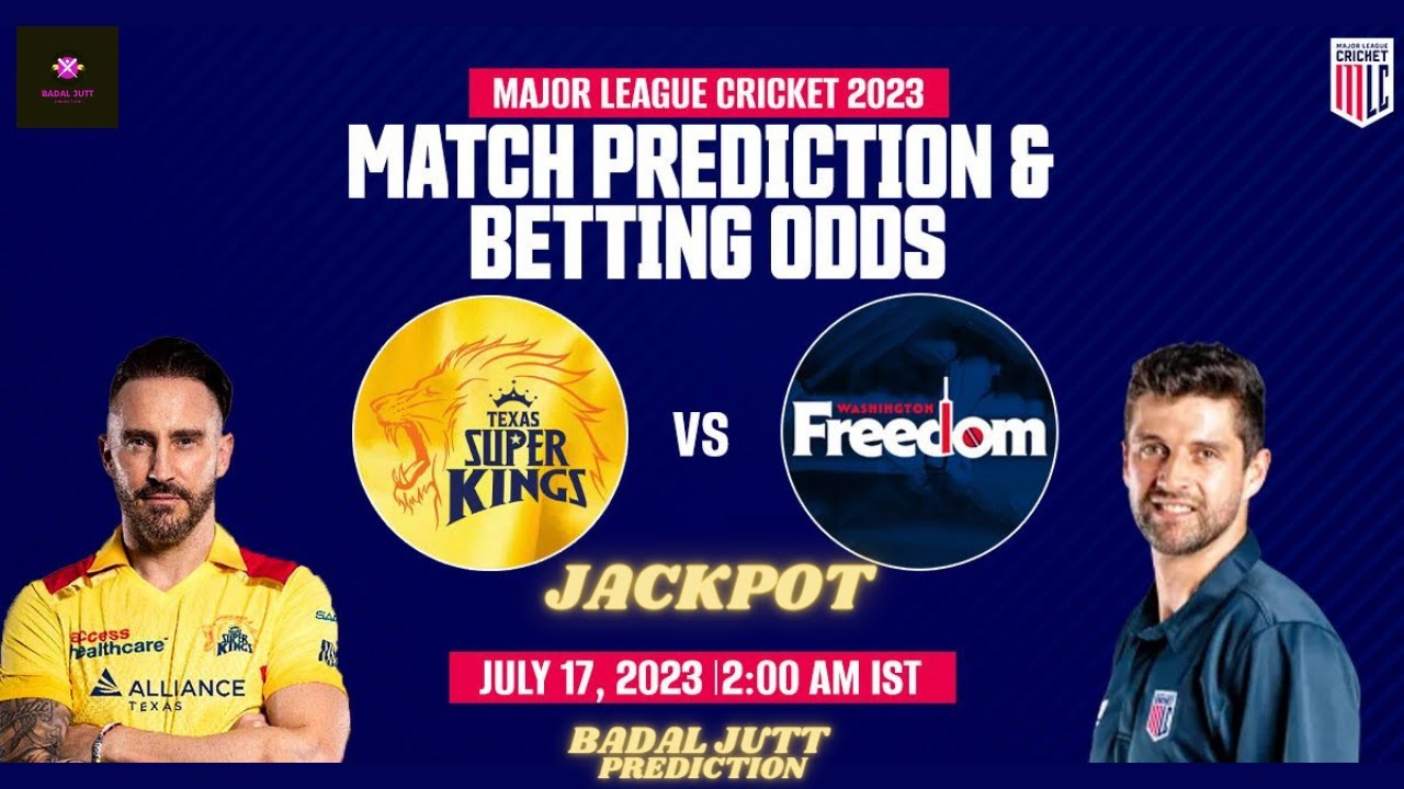 Texas Super Kings vs Washington Freedom MLC 2023 5th Match Prediction | #Mlc2023