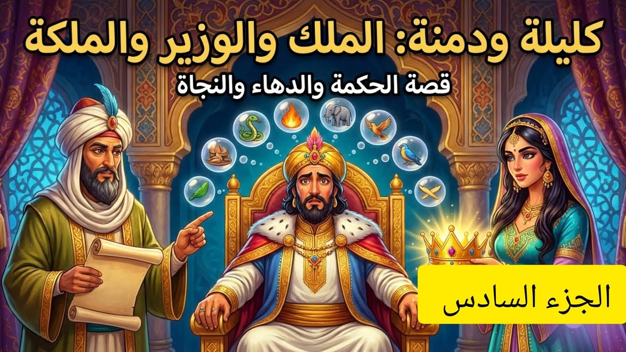 ​كيف أنقذت حكمة امرأة ملك الهند من الموت؟ | قصة إبلاد وإيراخت | كليلة ودمنة (الجزء6)