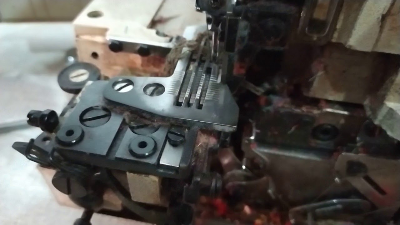 troque você mesmo a navalha da sua máquina de costura overlock