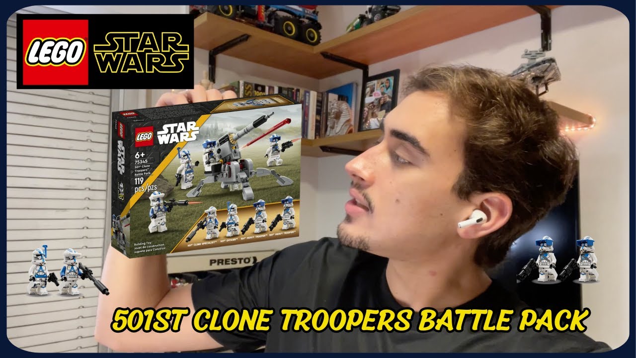 Lego Star Wars 501st Clone Troopers™ Battle Pack 75345 (Unboxing, Review)