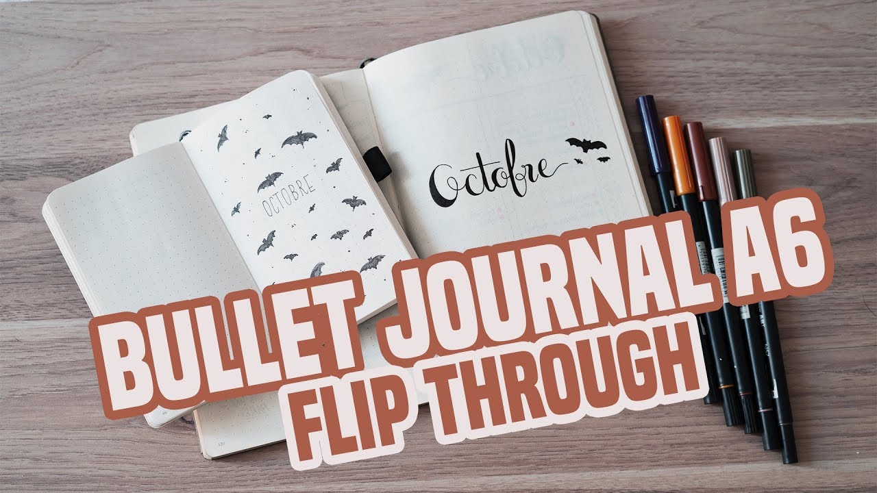 Je change pour le format A6  ! BULLET JOURNAL FLIP THROUGH