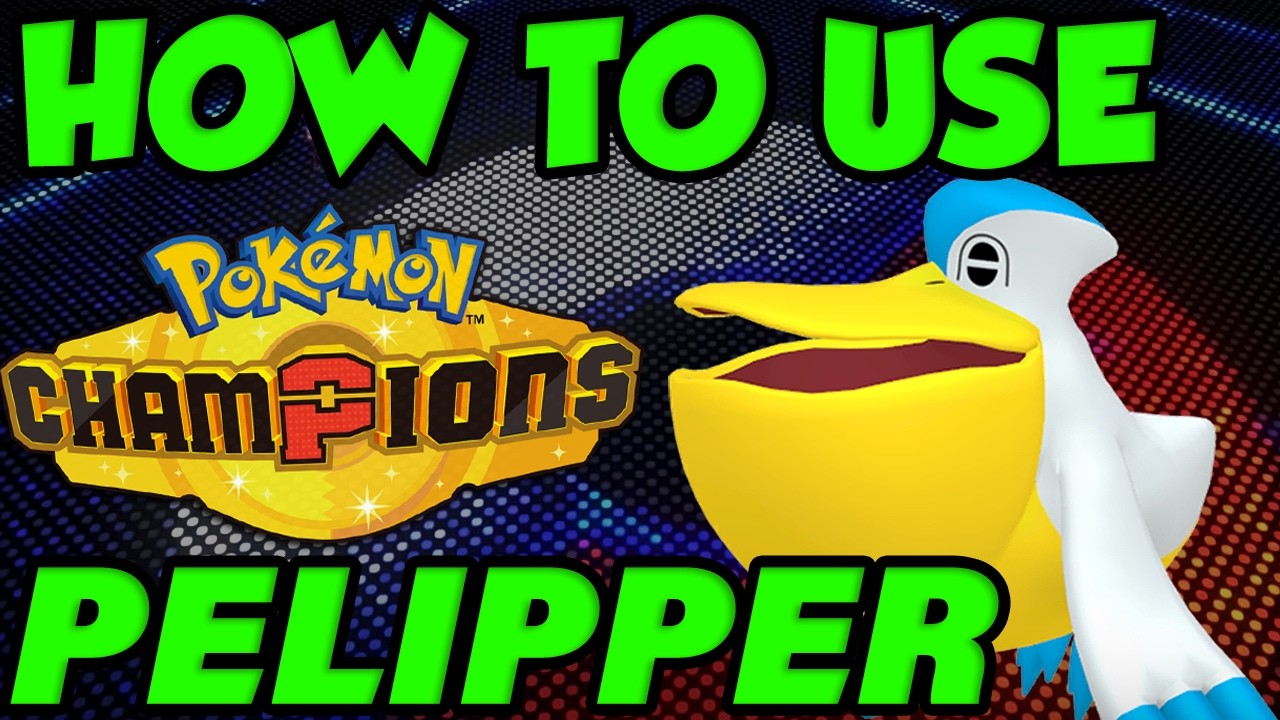 КАК ИСПОЛЬЗОВАТЬ ПЕЛИППЕРА В POKEMON CHAMPIONS! Руководство по набору приемов Пелиппера | Лучшие ...