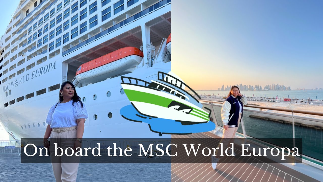 On board the MSC World Europa (Day Pass) | Karen Faith Vlogs