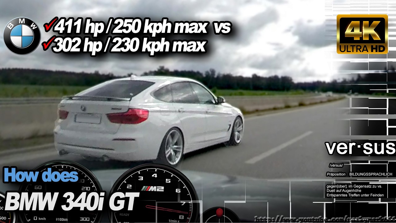 🚀 BMW M2 Competition vs BMW 340i GT – INSANE Autobahn Race! 💥 with OBD Data Overlay | POV 4K 🚨😱