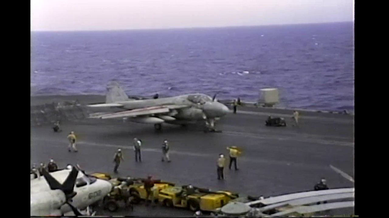 U.S.S. Independence CV-62  A-6 Launch 1992