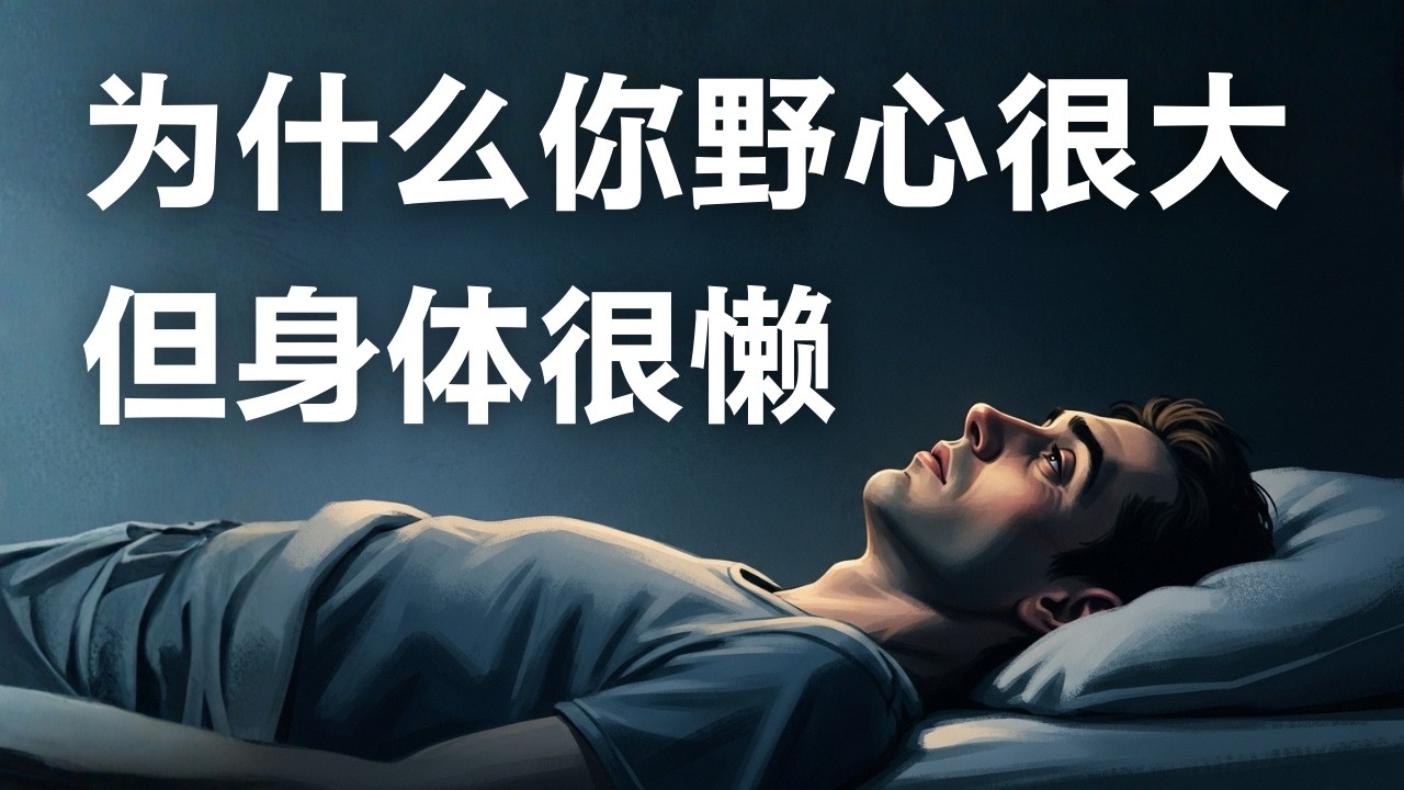 致那些有野心但动不起来的人：这不是你的错（深度心理疗愈）