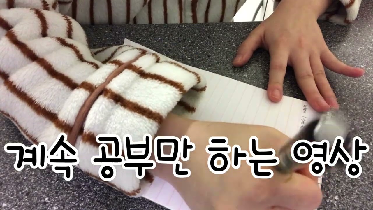 공부만 하는 영상