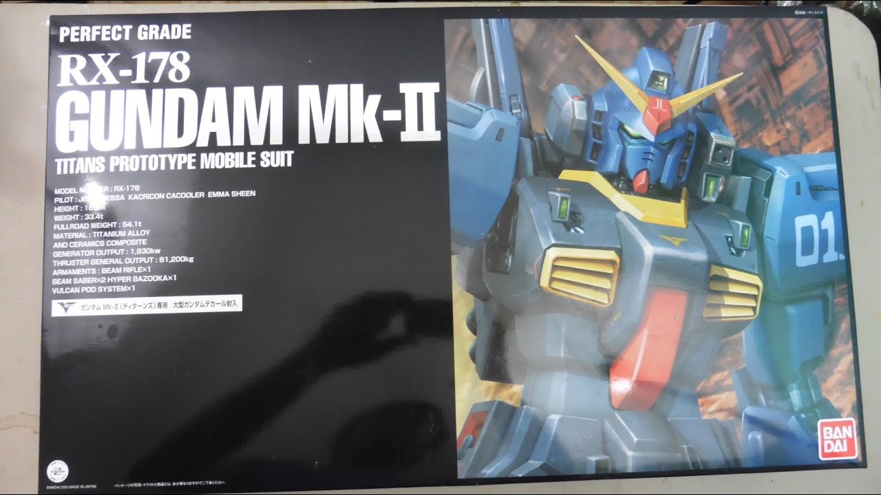 PERFECT GRADE 1/60 RX-178 GUNDAM MK-II TITANS VER.