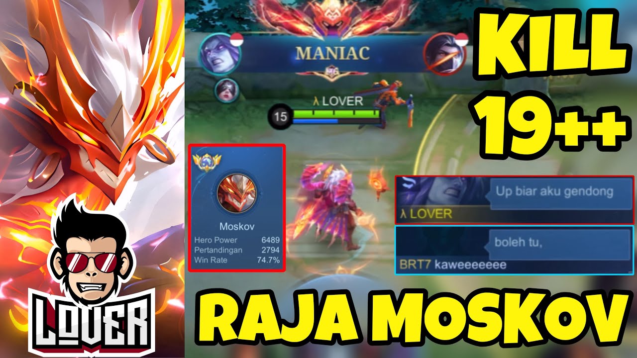 TOP GLOBAL MOSKOV SOLO RANK - MOBILE LEGENDS
