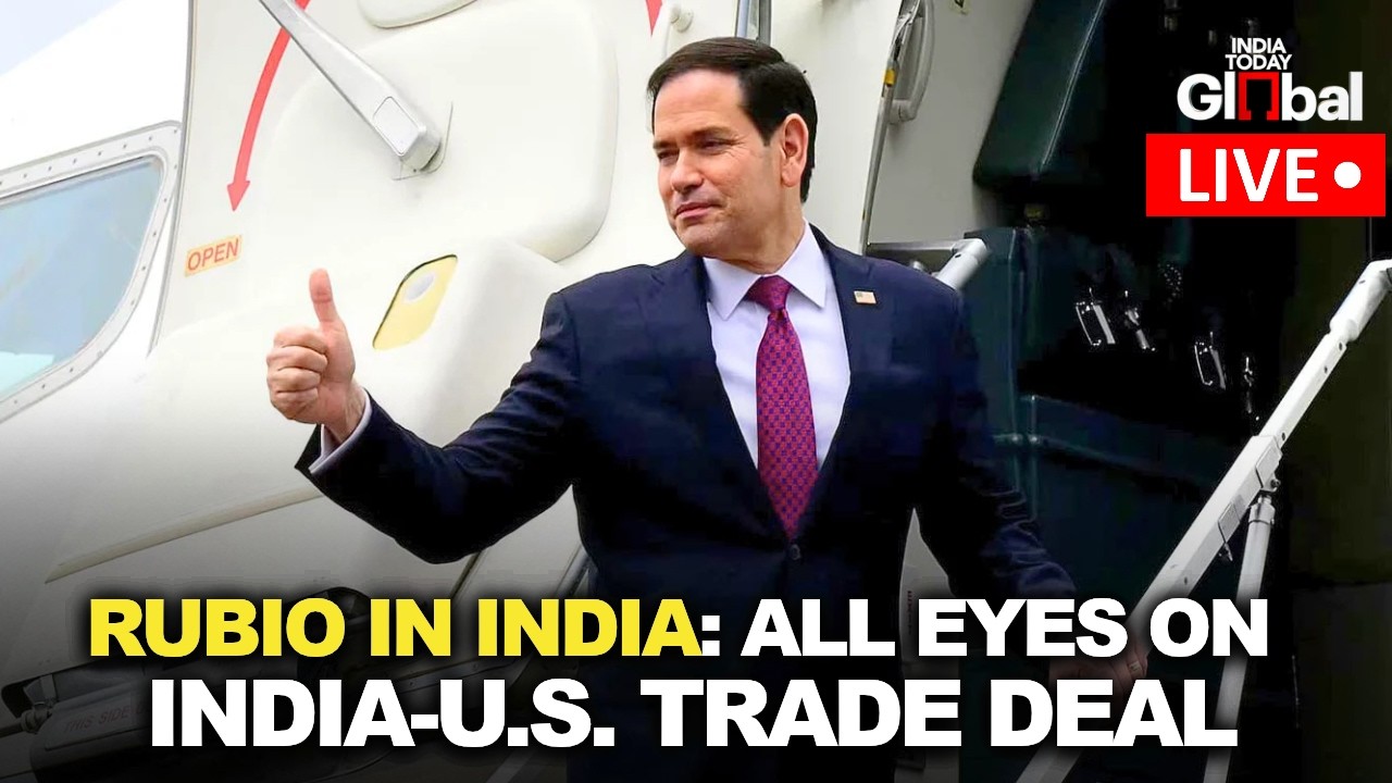 Marco Rubio&rsquo;s India Visit LIVE | India-U.S. Trade Deal | Donald Trump Eases Tariff Pressure On India