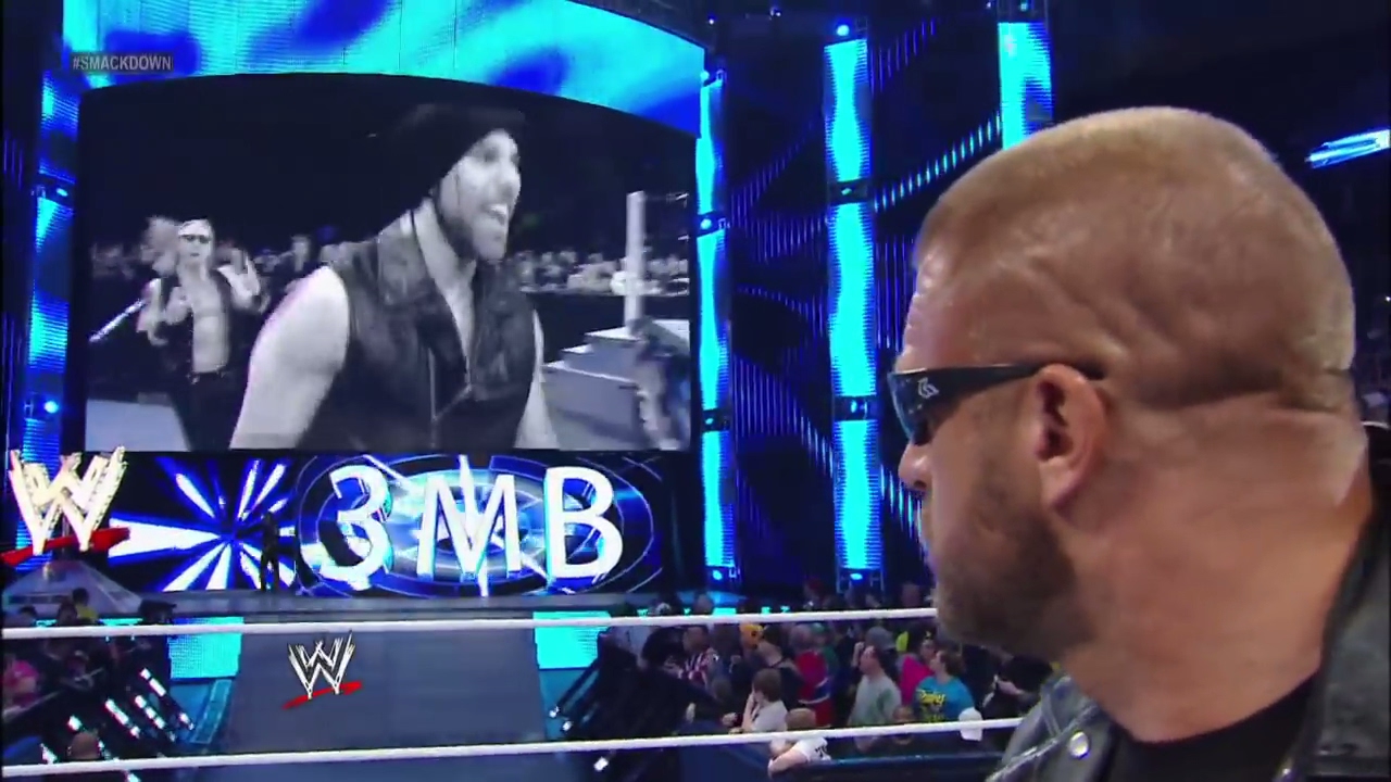 «Щит» и 3MB обсуждают возвращение Triple H на SmackDown: SmackDown, 12 апреля 2013 г.