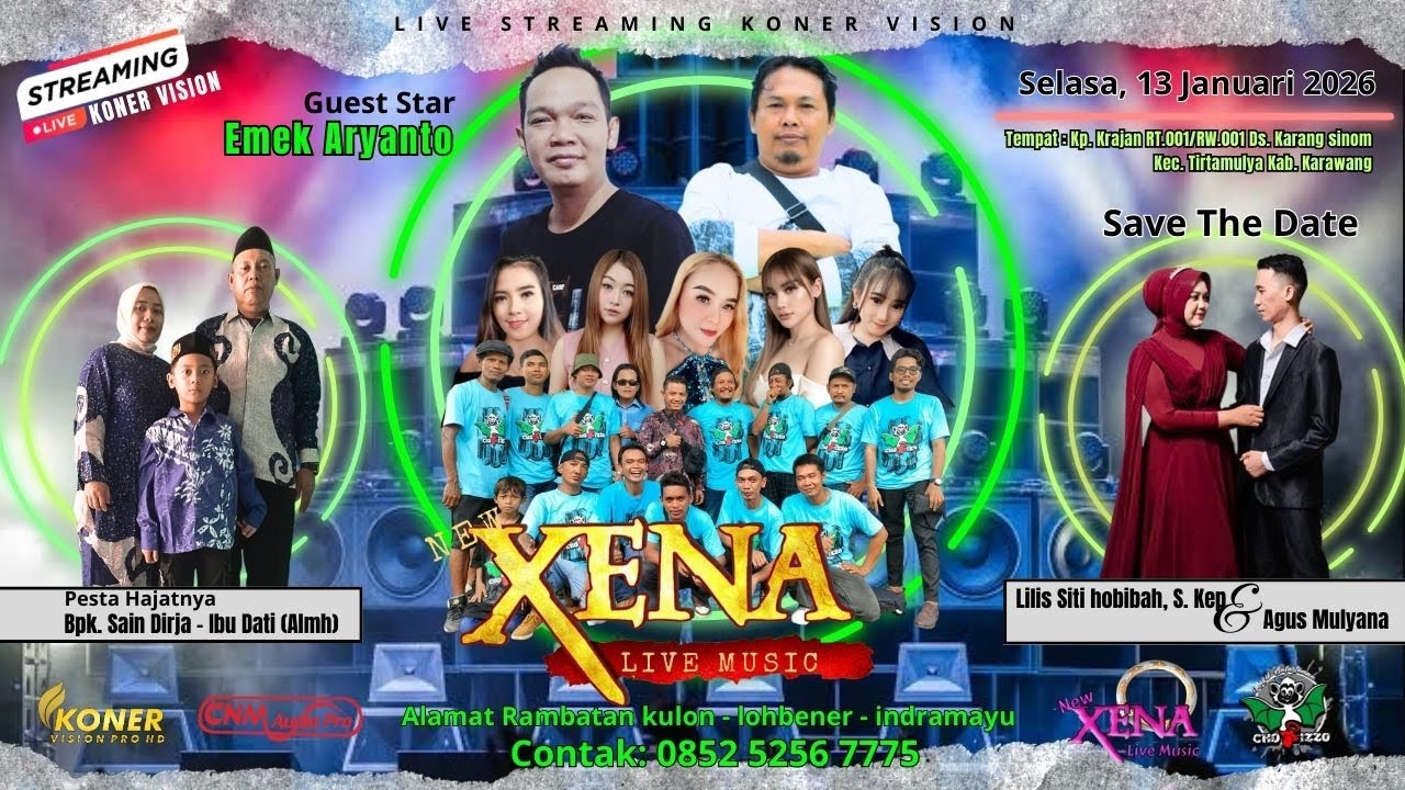 🔴LIVE NEW XENA MUSIC | SELASA, 13 JANUARI 2026, KP. KRAJAN  DS. KARANG SINOM - TIRTAMULYA - KARAWANG