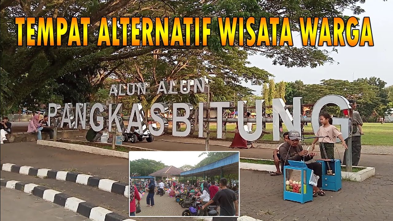 ALUN ALUN RANGKASBITUNG TEMPAT ALTERNATIF WISATA WARGA