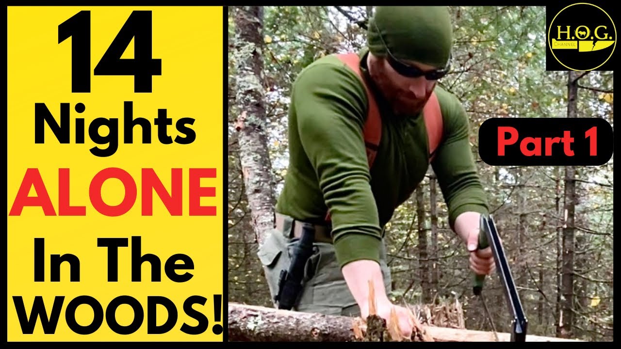PART 1 | 14 Nights ALONE in the Canadian Wilderness: Shelter + Gear Overview & Scouting The Area