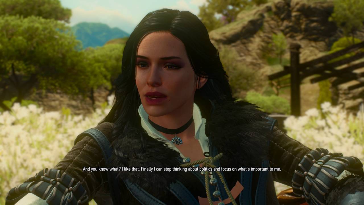 Концовка игры The Witcher 3: Blood and Wine — Йеннифер переезжает к вам.