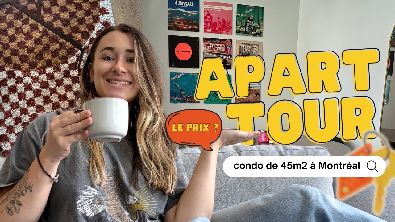 Combien coûte un appartement dans le downtown de Montréal ? + Apartement tour   PVT