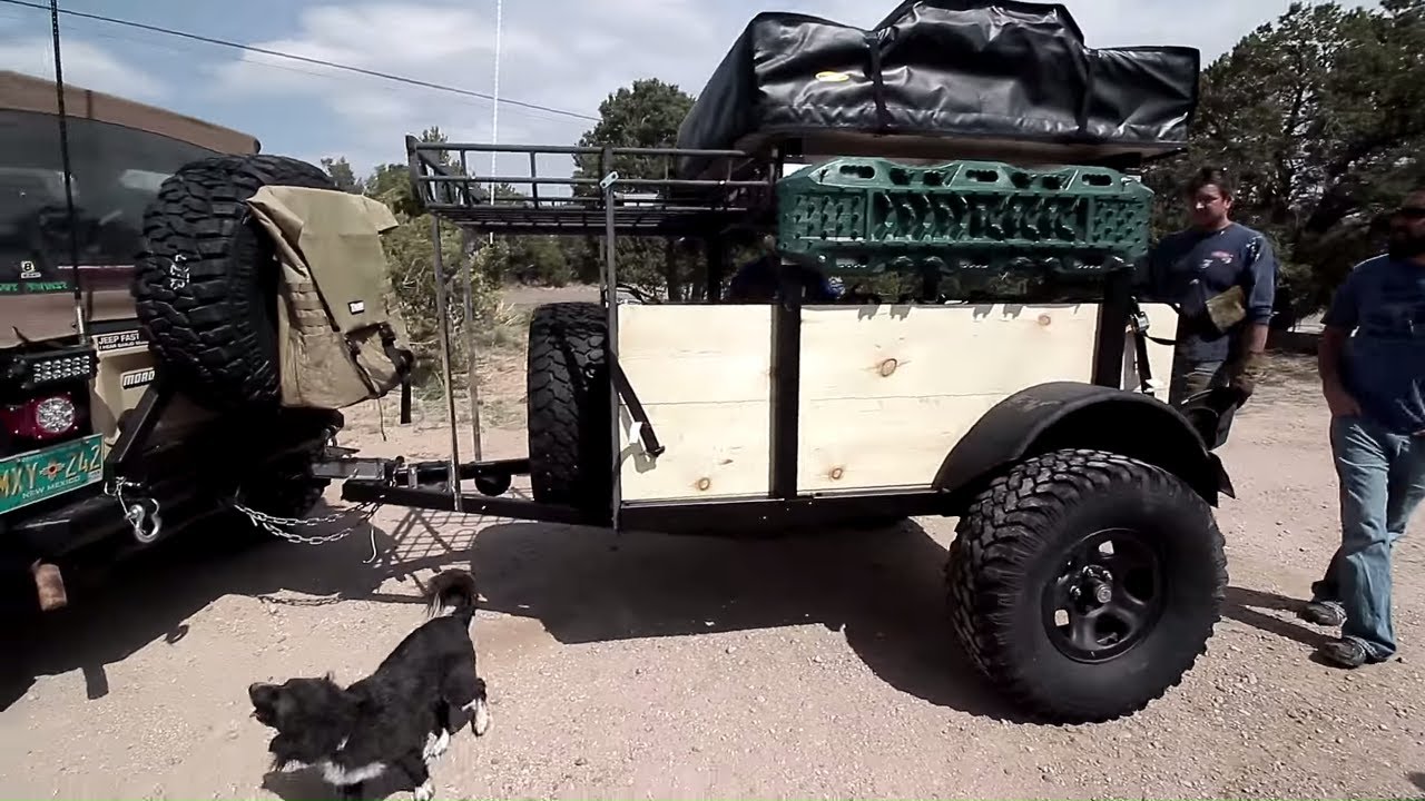 DIY CAMPING/OFF-ROAD JEEP TRAILER!
