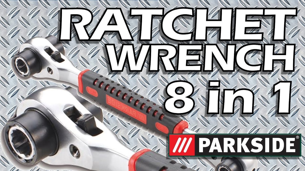 8 in 1 Multifunction Socket Wrench with Ratchet, PARKSIDE Ratchet Wrench