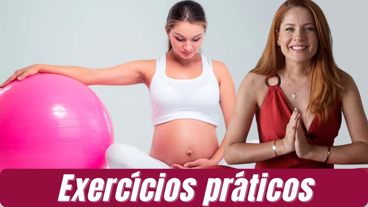 Como fazer exercícios com a bola de pilates para ajudar no parto humanizado | Movimento sobre a bola