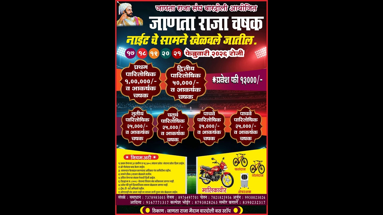JANTA RAJA CHASHAK || WARDOLI LIVE LOTS 2026