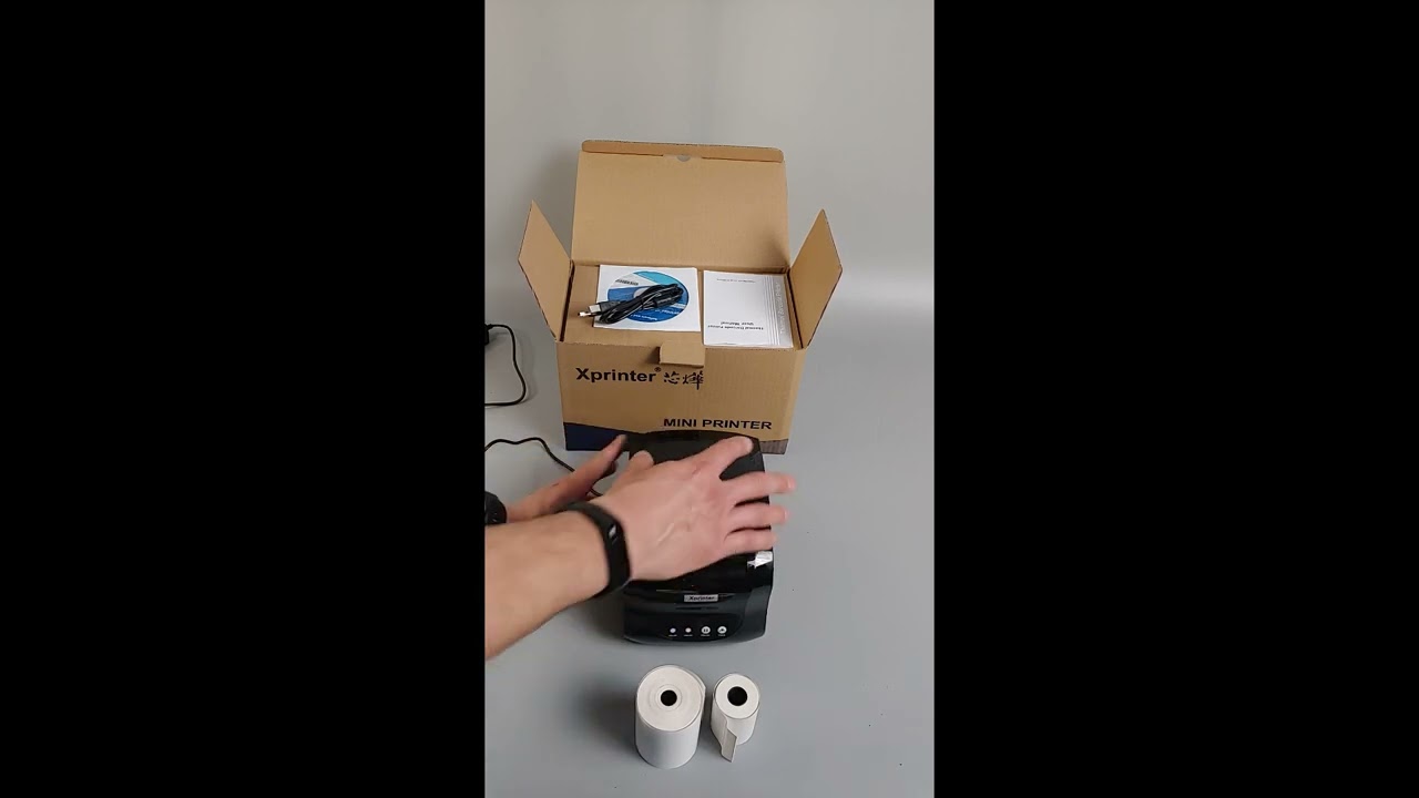 Мини обзор/Инструкция как переключить режим печати Принтер 2В1 XPrinter 365B