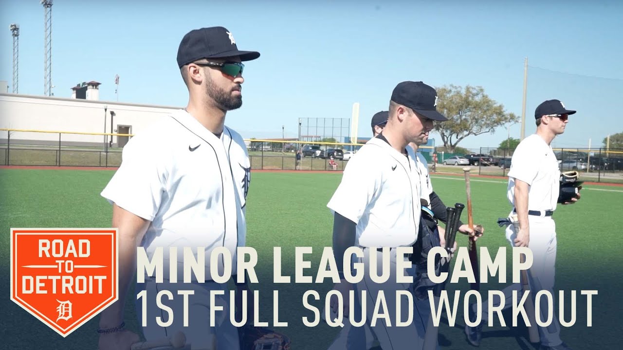 Tigers Minor League Camp First Full Squad Workout