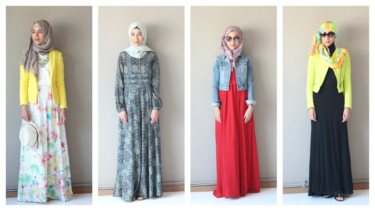 Maxi Dress Hijab Lookbook