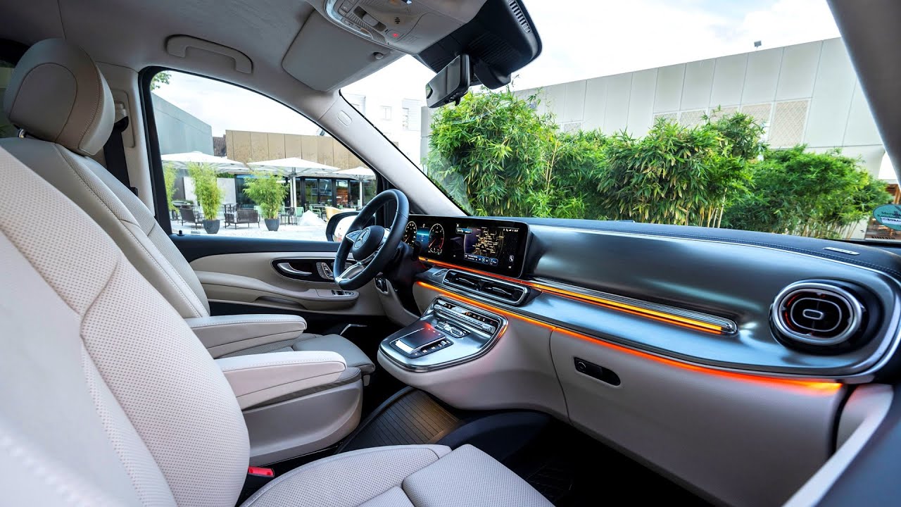 Новый Mercedes Benz V-Class Marco Polo 2024 года, более просторный и роскошный кемпер