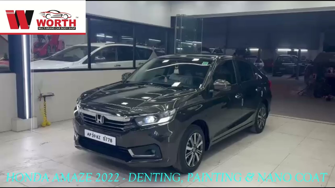 Honda Amaze Denting, Painting & Nano Coat