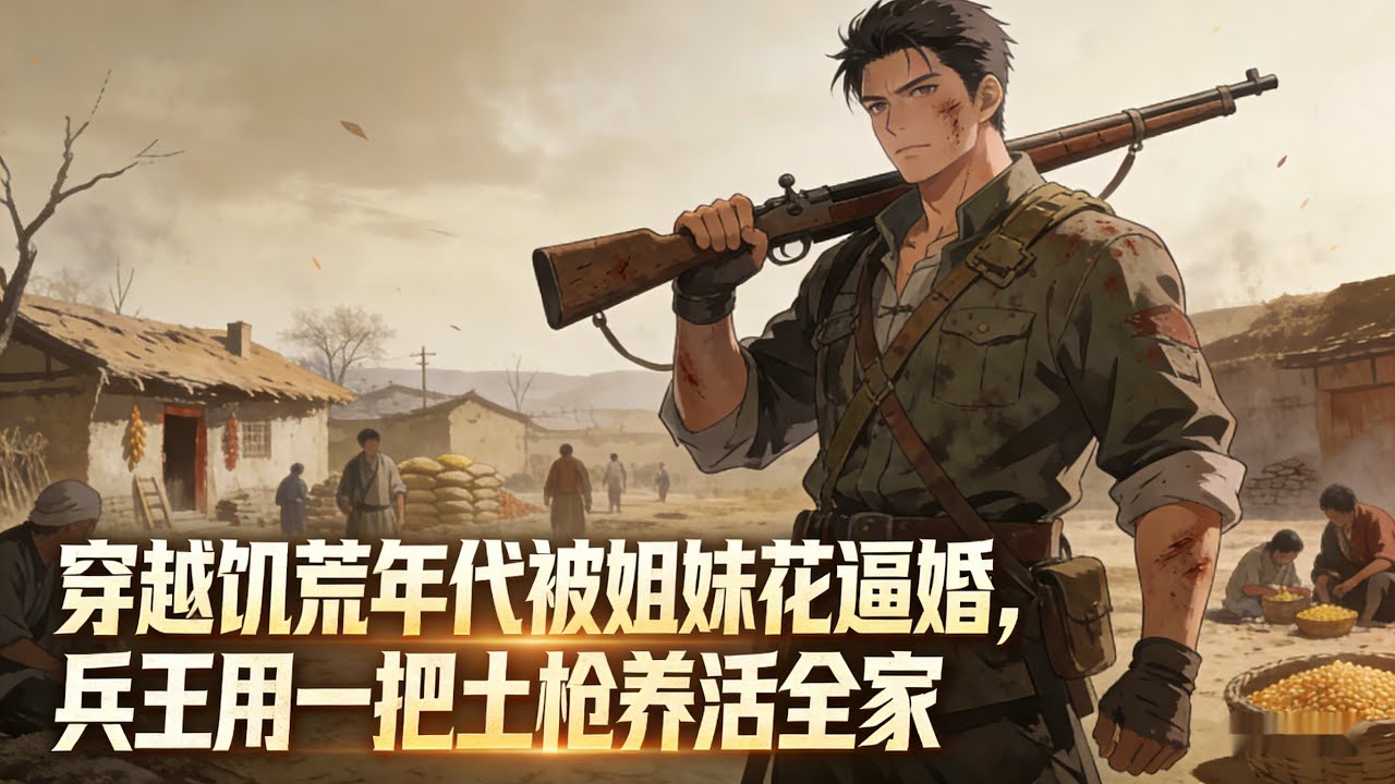 穿越饑荒年代被姐妹花逼婚，兵王用一把土槍養活全家  #小說 #小說推薦 #漫畫 #劇情 #動漫