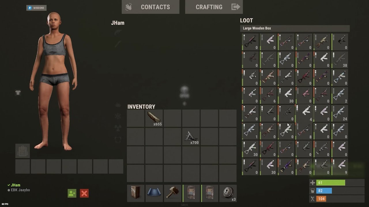 60 hour rust pc player gets 6 boxes of Aks as a duo!!!