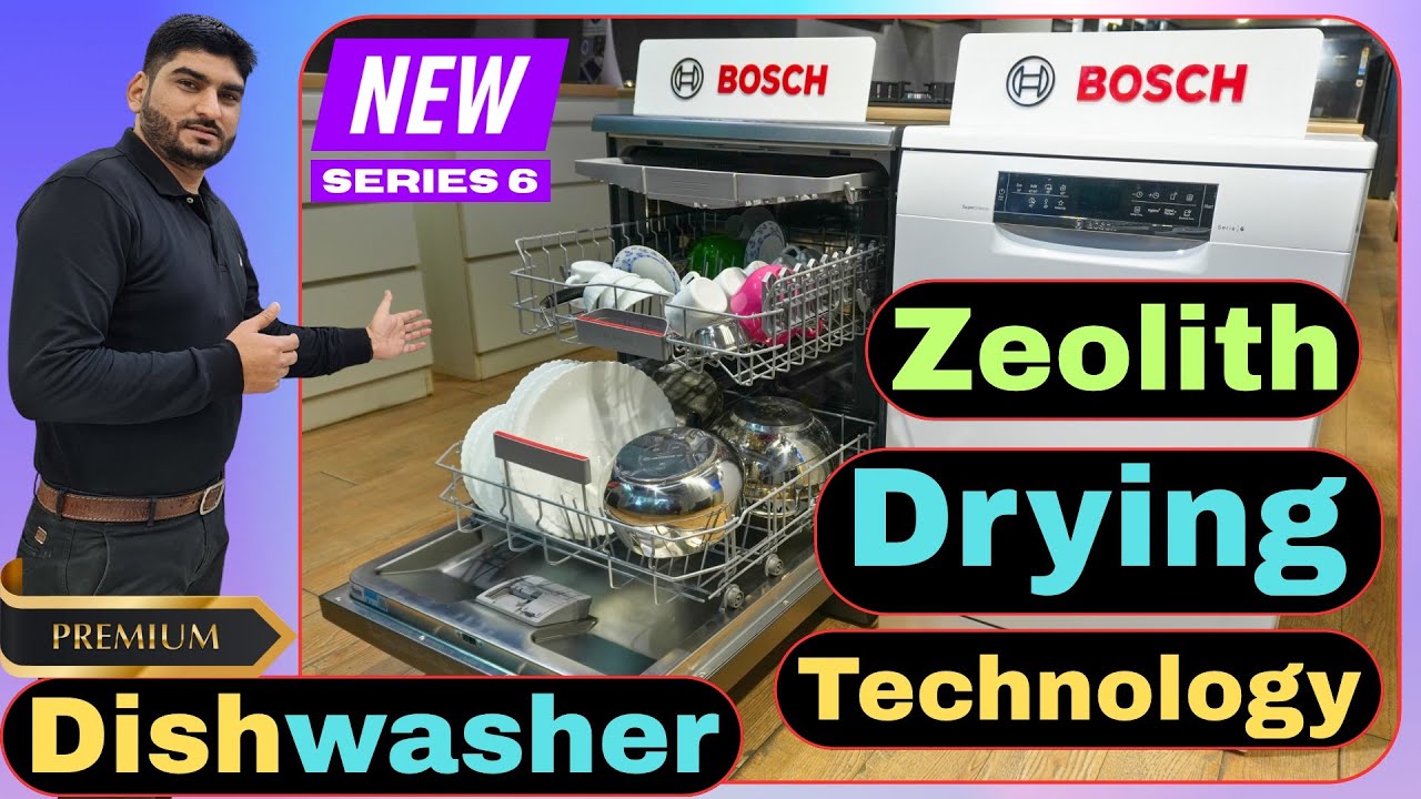 Bosch Series 6 Dishwasher Review | 15 Place Setting dishwasher with Zeolith Drying | SMS6ZCW37Q