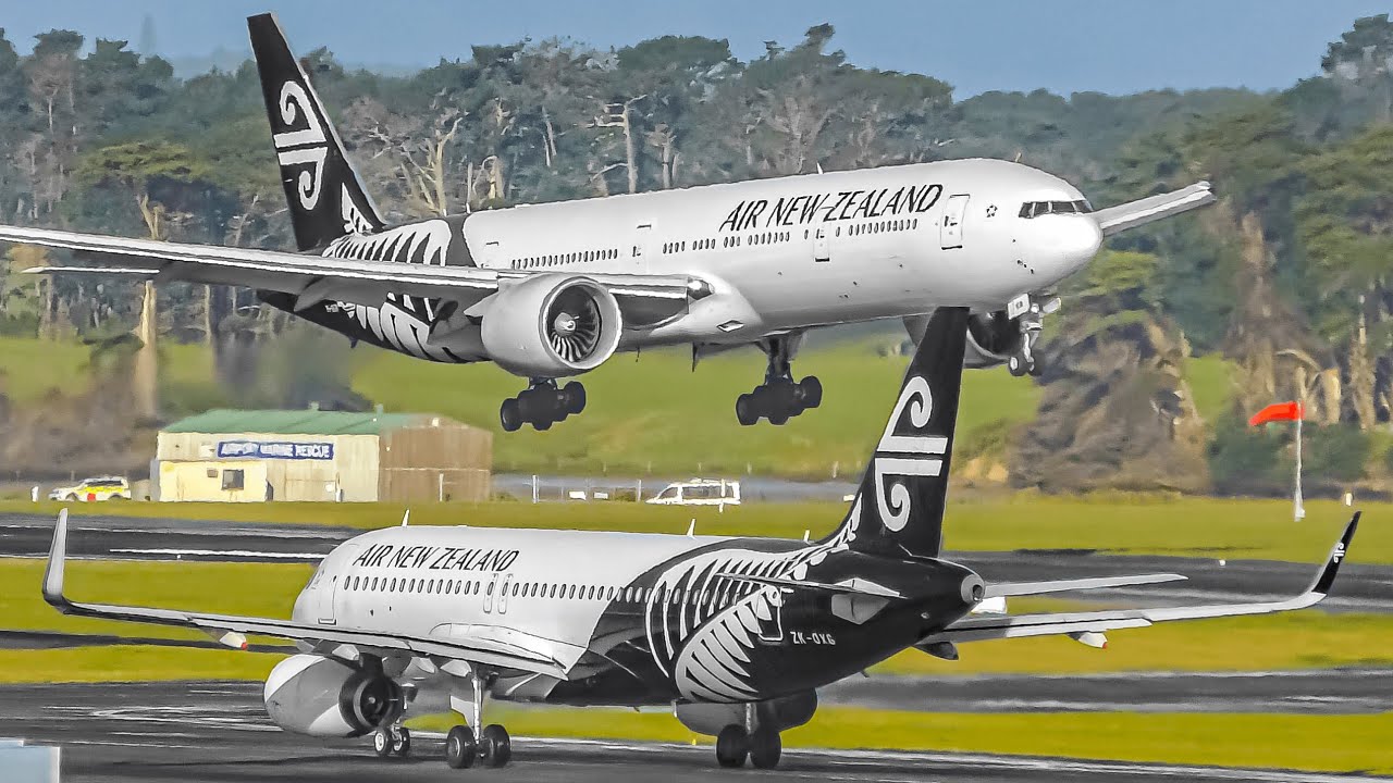 20 MINS of Landings & Takeoffs at AKL | Auckland Airport Plane Spotting