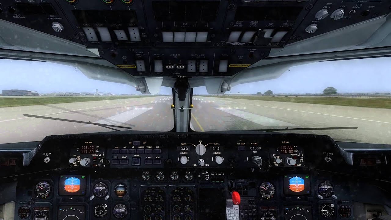BAe 146-300 Takeoff @ Gatwick Airport [FSX]