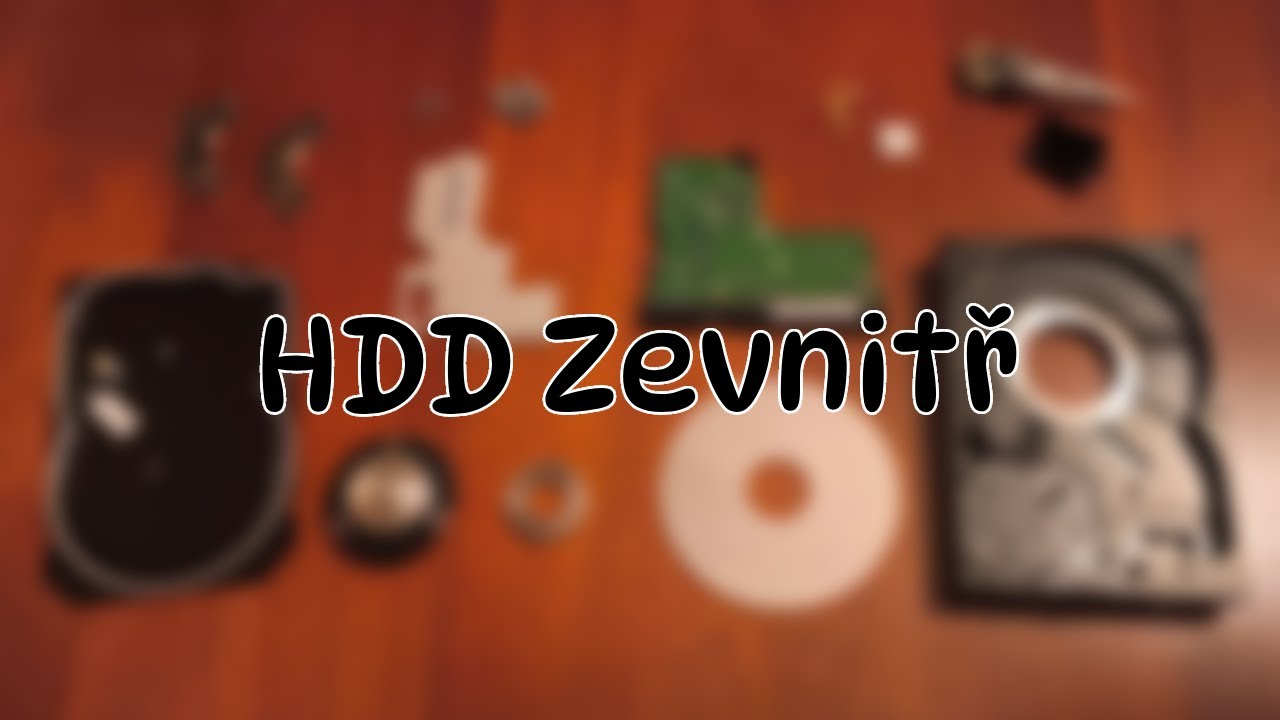 Pevný disk HDD (pitva)