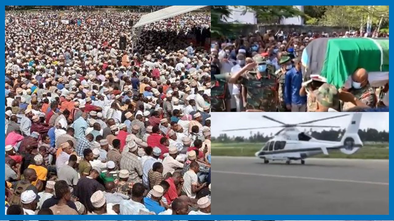 MWILI WA MAALIM SEIF WATUA ZANZIBAR, MAZISHI YA MAALIM SEIF, MAELFU WAJITOKEZA