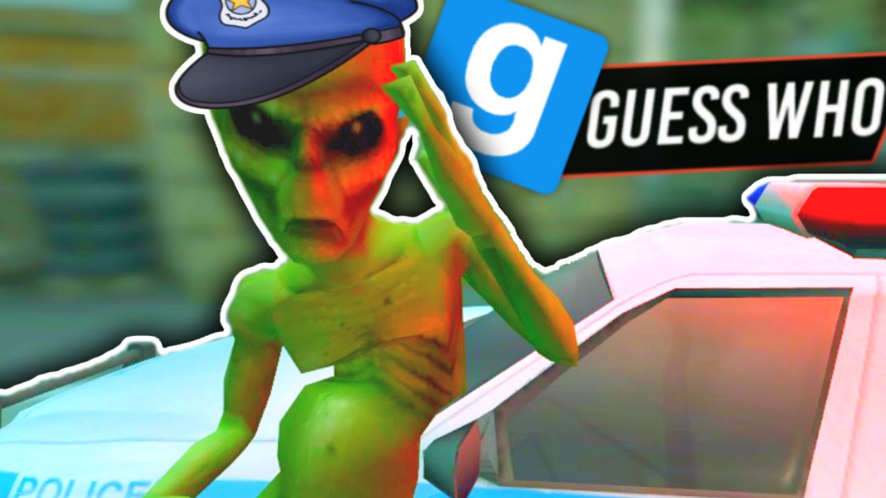 Garry's Mod: EL ALIEN POLICIA en GUESS WHO! | Gmod con Amigos (Funny Moments)