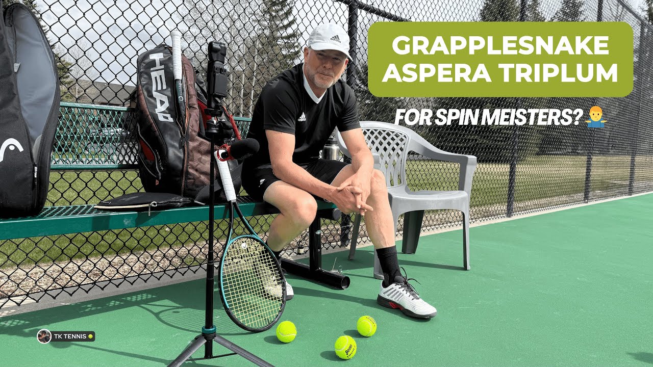 Grapplesnake Aspera Triplum | The most surprising tennis string review I've ever done!
