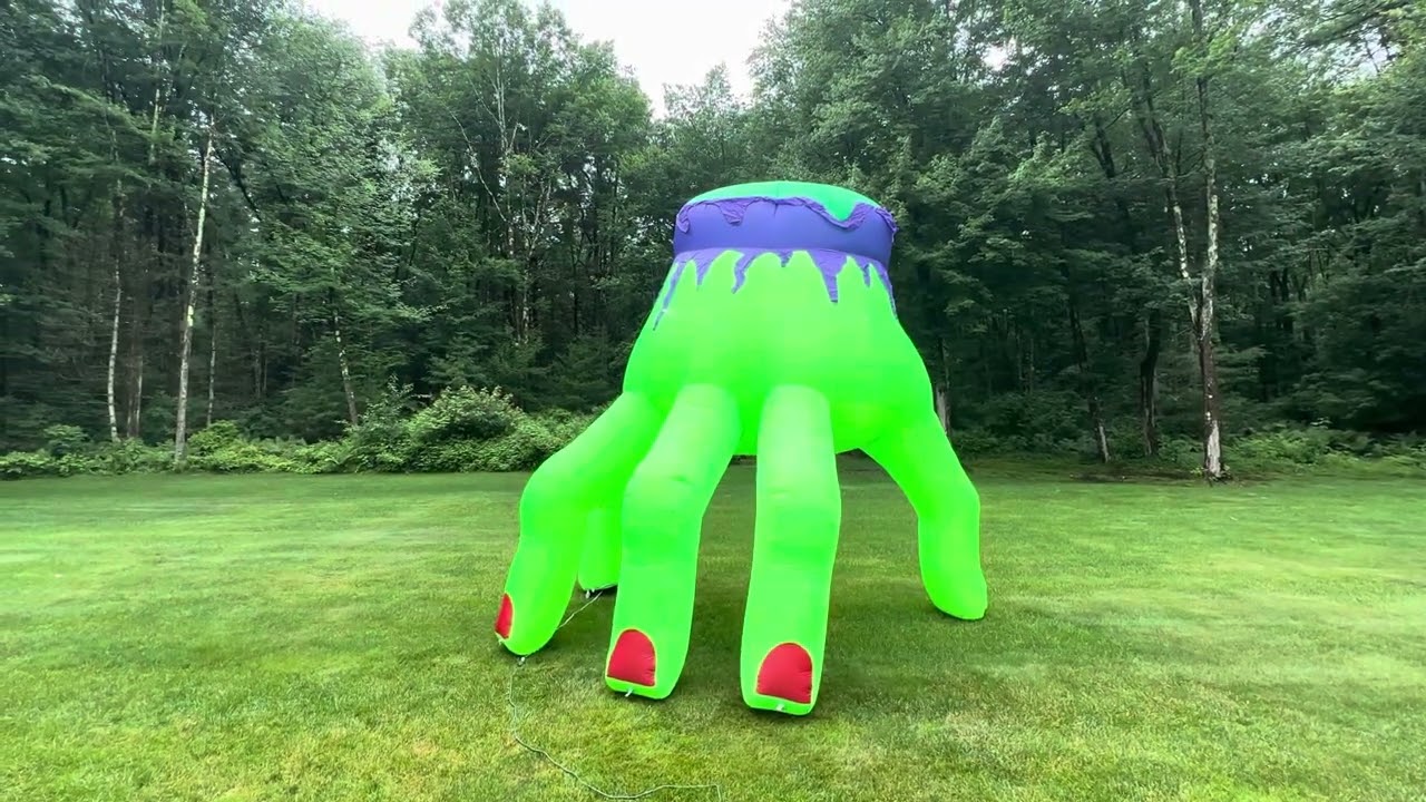 NEW 2023 Gemmy Airblown Inflatable Colossal Zombie Hand Review