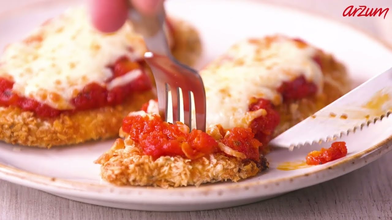 Arzum Airtasty XL Sıcak Hava Frit&ouml;z&uuml; ile Chicken Parmigiana tarifi!