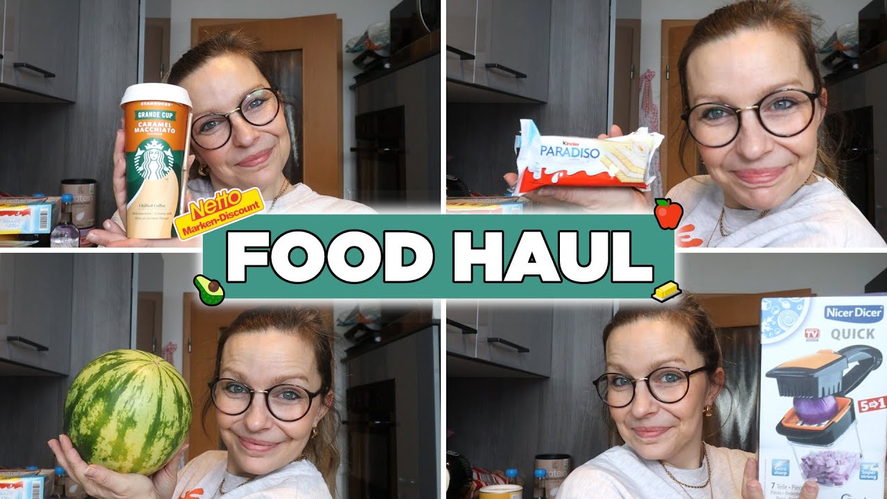 90€ FOOD HAUL | NETTO | Wocheneinkauf März 2024 (1) | Das sind WIR