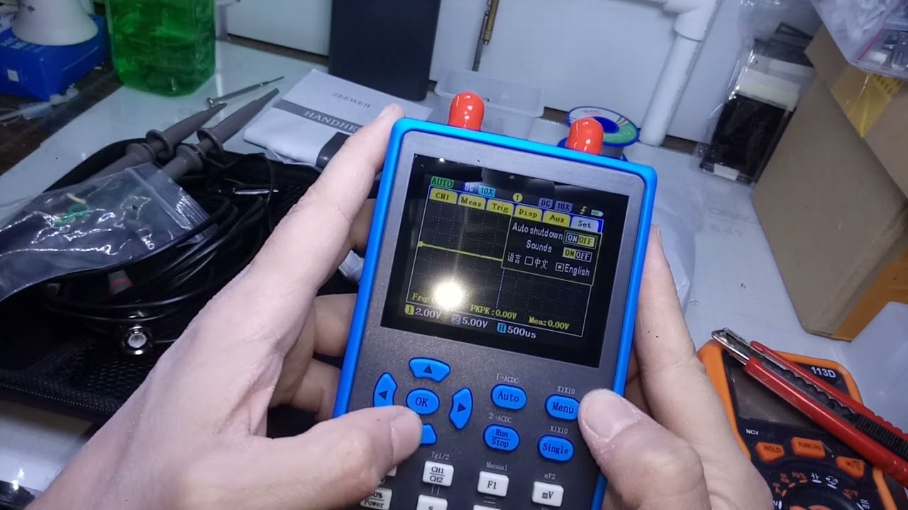 DSO2512G Oscilloscope (fast video)