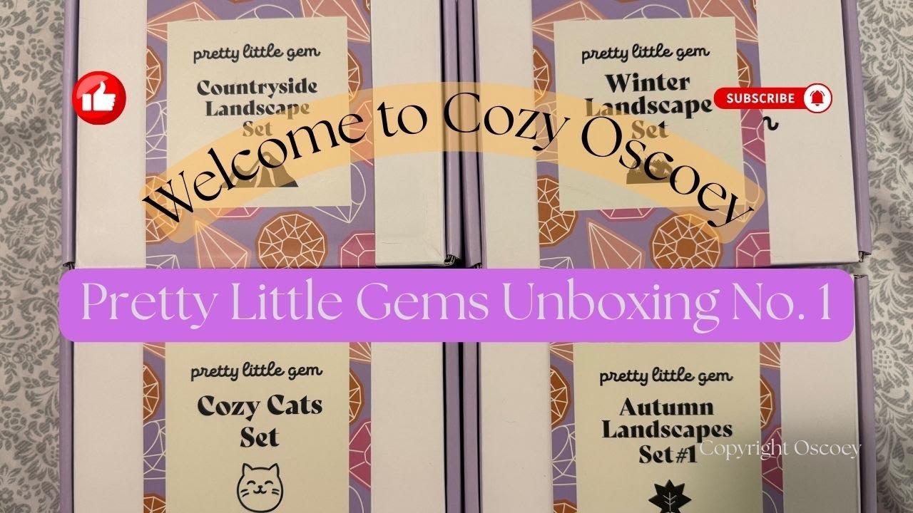 Pretty Little Gems Unboxing No1 - Four Amazing Kits!