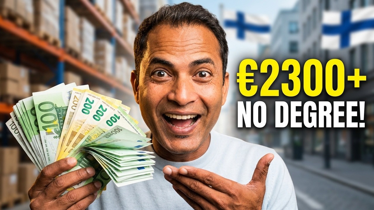 Move to Finland! 😱 Unskilled Jobs 2026 | High Salary Jobs in Europe
