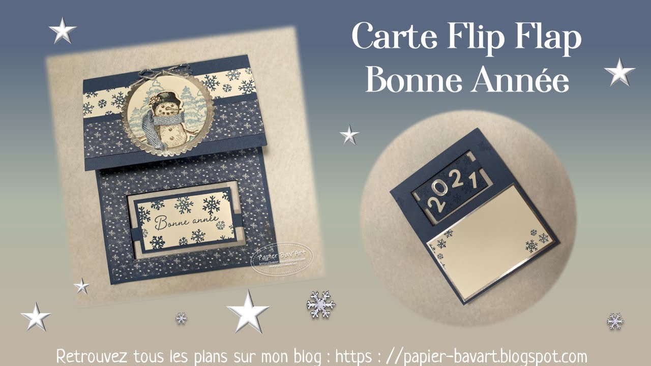 Carte Flip Flap Bonne Année