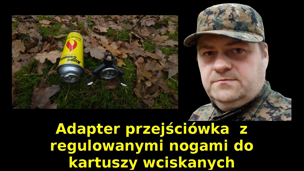Adapter/przejściówka z regulowanymi nogami do kartuszy wciskanych
