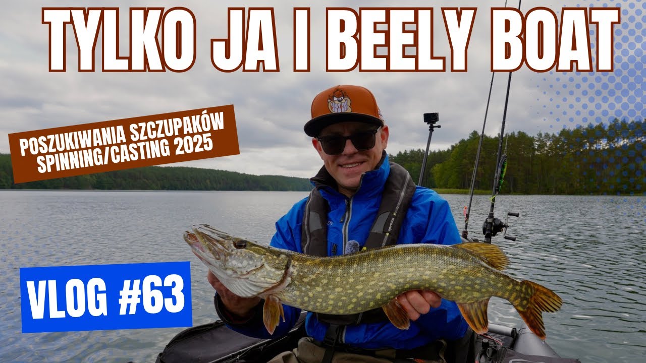 Just me and BELLY BOAT | Pike hunting | Spinning / Casting 2025 | VLOG #63 🏕