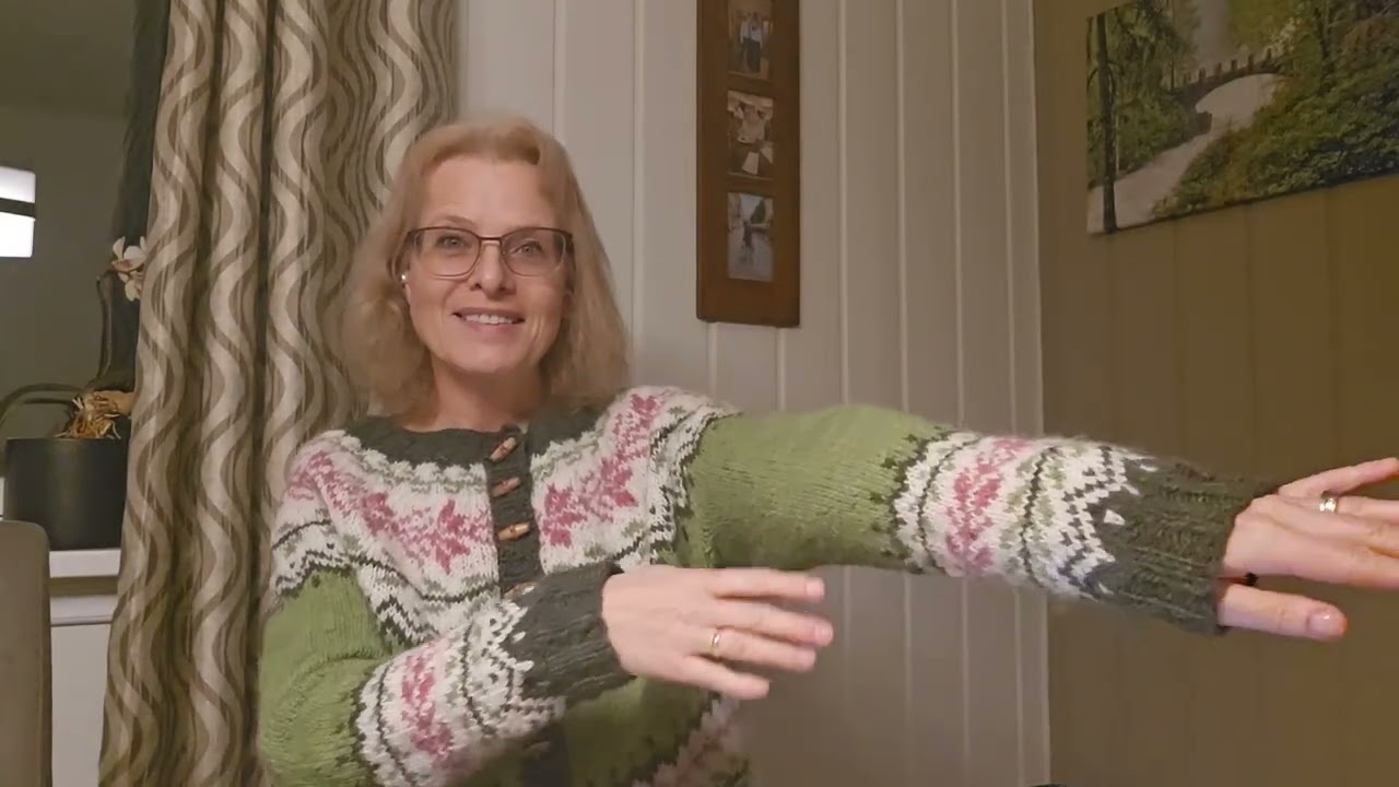 Episode 24. Her snakker jeg om strikking, hekling og litt Brodering. Og en liten overraskelse 🥰