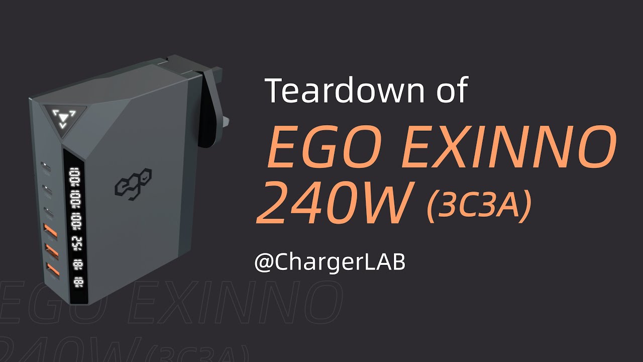 The King of Chargers | Teardown of EGO EXINNO 240W
